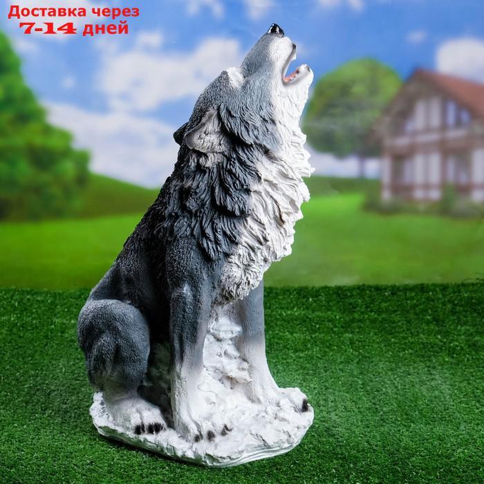 Садовая фигура "Волк" сидит 22*28*50 см