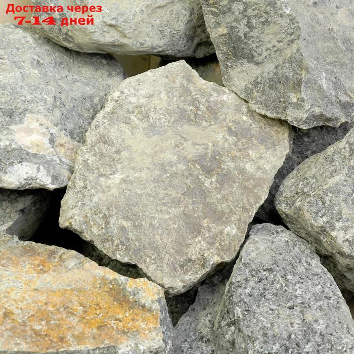 Камень для бани "Габбро-диабаз" колотый, коробка 20кг, фракция 70-120мм, "Добропаровъ" - фото 3 - id-p222539818