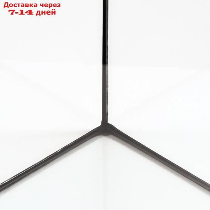 Аквариум прямоугольный с крышкой, 60 литров, 56 х 29 х 36/42 см, чёрный - фото 4 - id-p222540050
