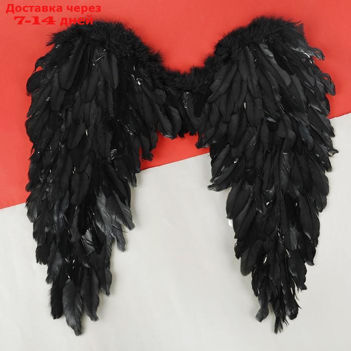 Крылья ангела, 60х57 см, цвет чёрный - фото 3 - id-p222540125