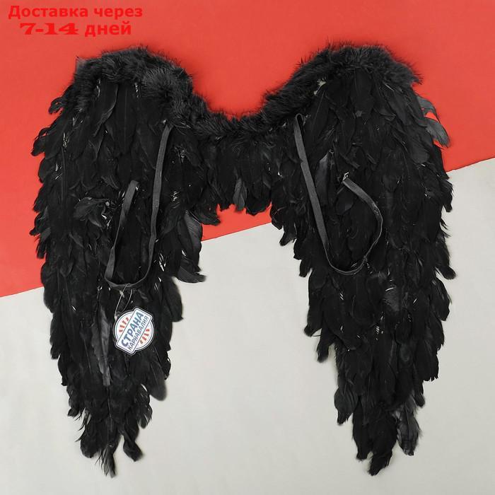Крылья ангела, 60х57 см, цвет чёрный - фото 4 - id-p222540125
