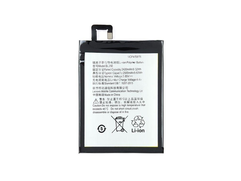 Аккумулятор (батарея) Vixion BL250, BL260 для телефона Lenovo Vibe S1 S1a40, Vibe S1 Lite S1La40 - фото 1 - id-p222588785