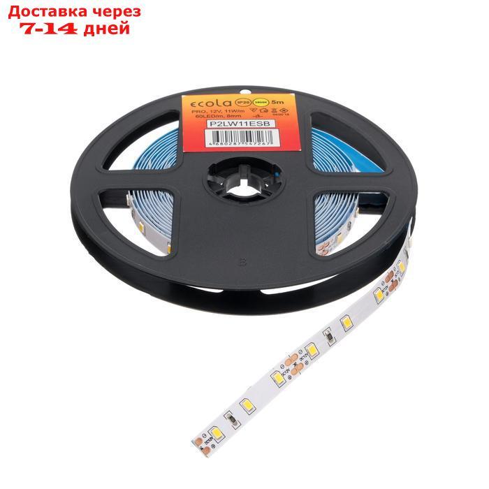 Светодиодная лента на катушке Ecola LED strip PRO, 8 мм, 12 В, 2800 К, 11 Вт/м, IP20, 5 м - фото 2 - id-p222540403