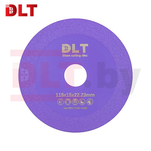 DLT Универсальный шлифовально-отрезной алмазный диск DLT №11 VACUUM, 115мм - фото 1 - id-p200813748