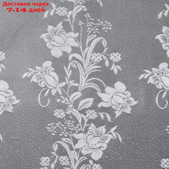 Тюль "Этель" Восточный цветок, 250х250 см с фестоном, 93 г/м² 100% п/э - фото 2 - id-p222540894