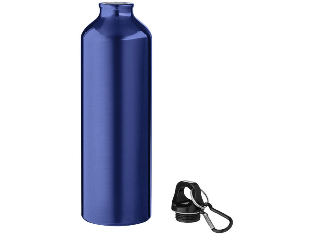 Алюминиевая бутылка для воды Oregon объемом 770 мл с карабином - Синий - фото 2 - id-p222589341