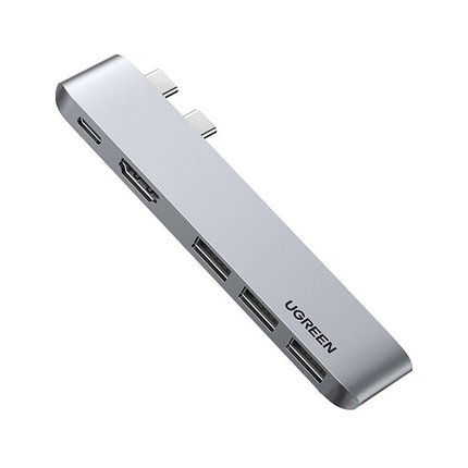 Док-станция Ugreen 2xType C to 3 USB 3.0 + HDMI+ USB-C Thunderbolt 3 / CM251, фото 2