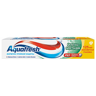 Aquafresh зубная паста 125мл Мягко-мятная