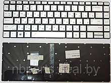 Клавиатура для ноутбука Xiaomi Air 13.3", серебряная, с подсветкой, V.1, RU