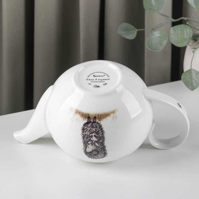 Заварочный чайник «Ёжик в тумане», 1,2 л, фарфор - фото 5 - id-p222599556