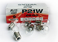 Автомобильная лампа AVS Vegas 12V P21W(BA15S) BOX(10 шт.)