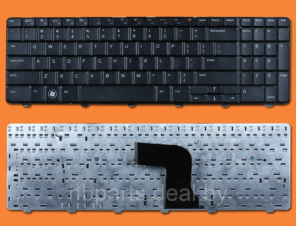 Клавиатура для ноутбука Dell Inspiron M5010, чёрная, RU - фото 1 - id-p111776502