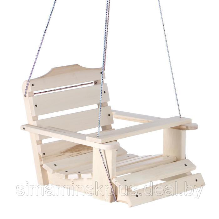 Кресло деревянное подвесное, сиденье 50×50см - фото 1 - id-p222601225