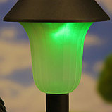 Садовый фонарь "Белка с веткой-фонарем" 33см, фото 5