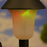 Садовый фонарь "Белка с веткой-фонарем" 33см, фото 7