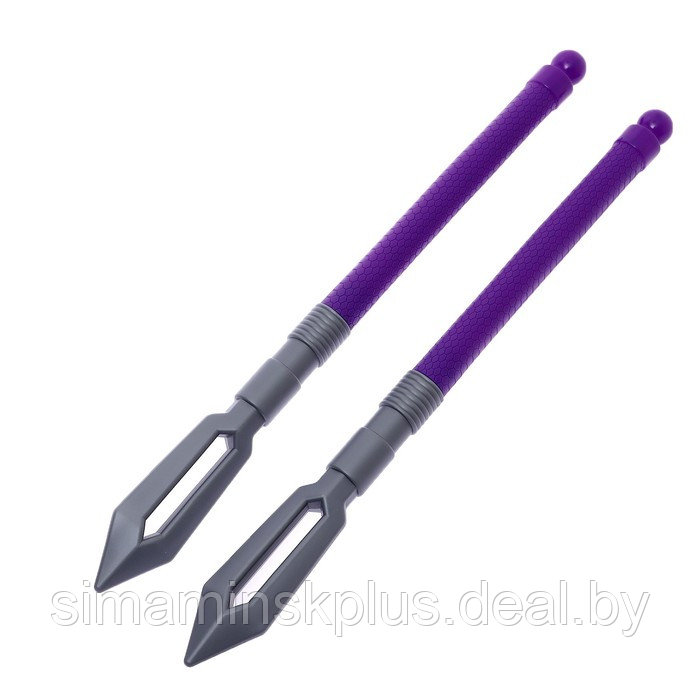 Набор ниндзя "Панцирь", 6 предметов, цвет фиолетовый - фото 6 - id-p222601389