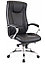 Кресло EVERPROF ARGO хром для комфортной работы дома и в офисе, стул АРГО CH в ЭКО коже, фото 6