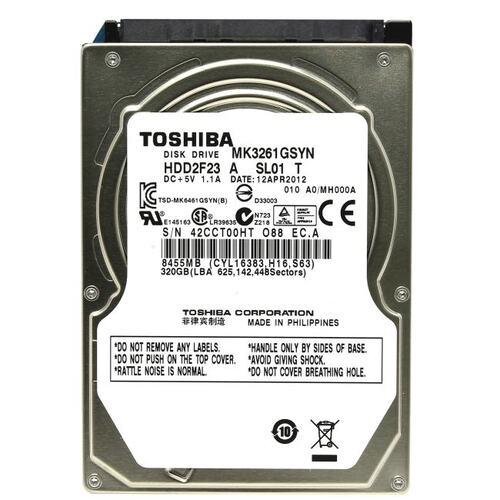 Жесткий диск (HDD) SATA Toshiba 320Gb (с разбора) - фото 1 - id-p222610244