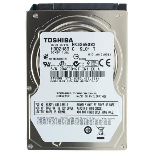 Жесткий диск (HDD) SATA Toshiba 65GSX 320Gb (с разбора) - фото 1 - id-p222610407