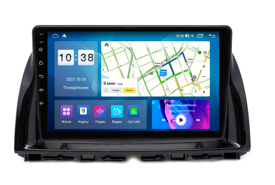 Штатная магнитола Parafar для Mazda CX-5 (2012-2016) с IPS матрицей на Android 13 (4/64Gb + 4G)