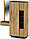 Шкаф комбинированный Quartz QZ-ШК4 (дуб нокс/черный) Интерлиния, фото 4