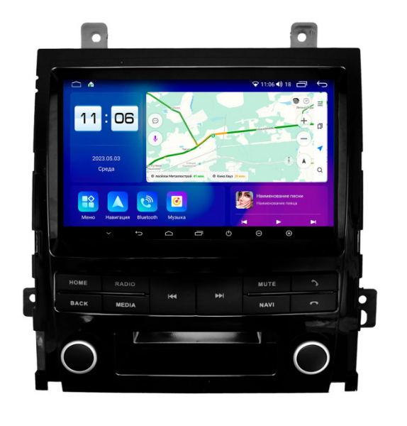 Штатная магнитола Parafar для Cadillac Escalade (2006-2016) на Android 13 (8/256Gb + 4G)