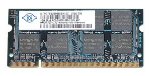 Оперативная память SO-DDR2 RAM 1GB PC-5300 Nanya (с разбора) - фото 1 - id-p222611505