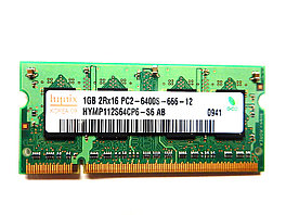 Оперативная память SO-DDR2 RAM 1GB PC-6400 Hynix (с разбора)