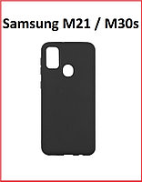 Чехол-накладка для Samsung Galaxy M21 SM-M215 / M30s (силикон) черный