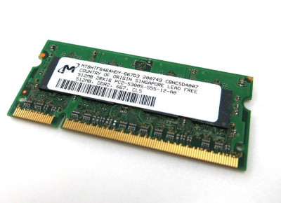 Оперативная память SO-DDR2 RAM 1GB (с разбора) - фото 1 - id-p222612552