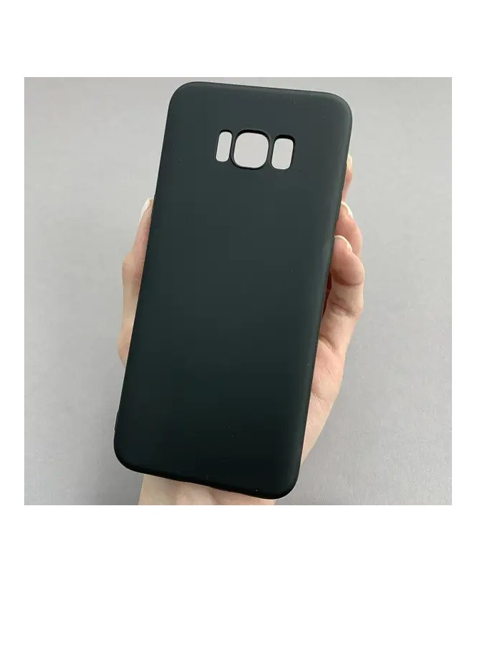 Чехол-накладка для Samsung Galaxy S8+ / S8 Plus SM-G955 (силикон) черный - фото 4 - id-p65388752