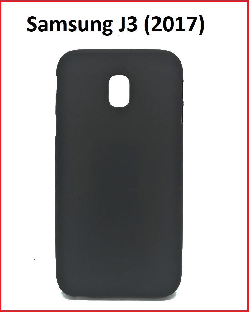 Чехол-накладка для Samsung Galaxy J3 (2017) j330 (силикон) черный