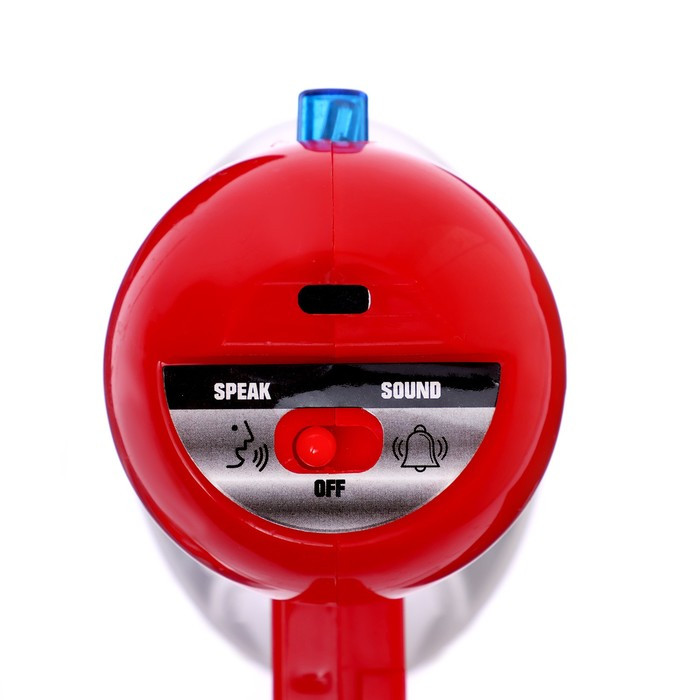 Мегафон "Пожарный", 2 режима: сирена, громкоговоритель, работает от батареек - фото 4 - id-p222614930