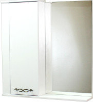 Шкаф с зеркалом для ванной СанитаМебель Джаст 12.700