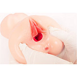 Мастурбатор реалистичный вагина с двойным слоем Kokos Hanna Onahole Edition 002, телесный, 18 см, фото 4