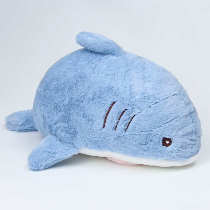 Мягкая игрушка "Кот" в костюме акулы, 48 см, цвет синий - фото 3 - id-p222620119