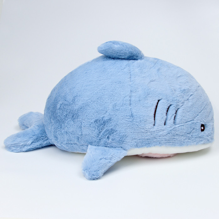 Мягкая игрушка "Кот" в костюме акулы, 48 см, цвет синий - фото 4 - id-p222620119