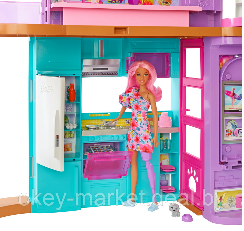 Игровой набор Дом Barbie Малибу HCD50 - фото 10 - id-p195804925