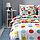 IKEA/ БРУКСВАРА плед, 120x160 см, разноцветный/орнамент «точки», фото 5