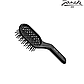 Расческа Janeke Curvy Bag Vented hairbrush, 16 × 6 × 3 см Черный, фото 2