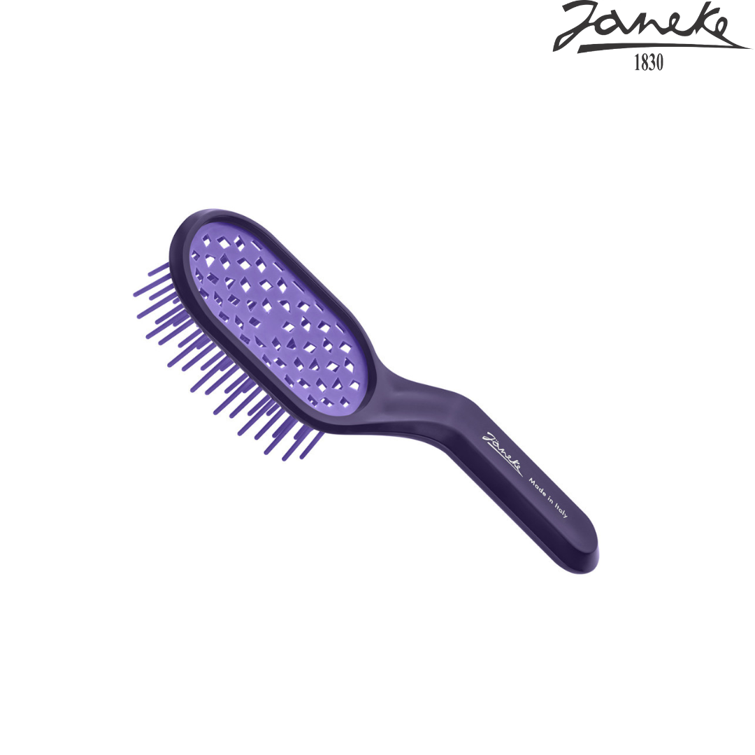 Расческа Janeke Bag Vented hairbrush, 16 × 6 × 3 см. Фиолетовый - фото 2 - id-p222621014