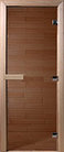 Стеклянная дверь для бани/сауны Doorwood Теплый день 180x70