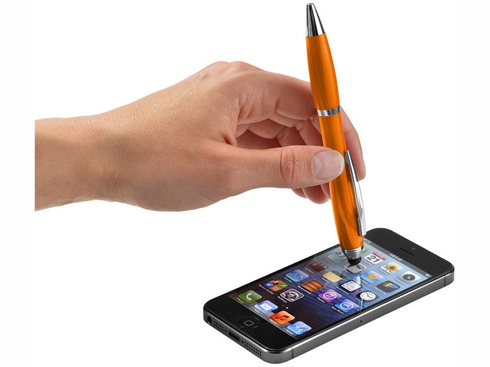 Ручка-стилус шариковая Nash, оранжевый - фото 2 - id-p222622271