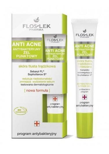 Антибактериальный точечный гель Floslek Antibacterial Intense Gel, 20 мл - фото 1 - id-p222626820