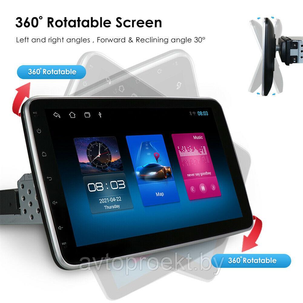 Магнитола с поворотным экраном 10″ Android AHD AS.Pioneer-1005