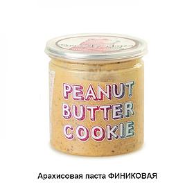 Арахисовая паста Финиковая без сахара "Cookie" Grizzly Nuts, 200 гр