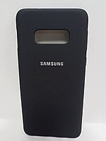 Чехол Samsung S10e силиконовый черный