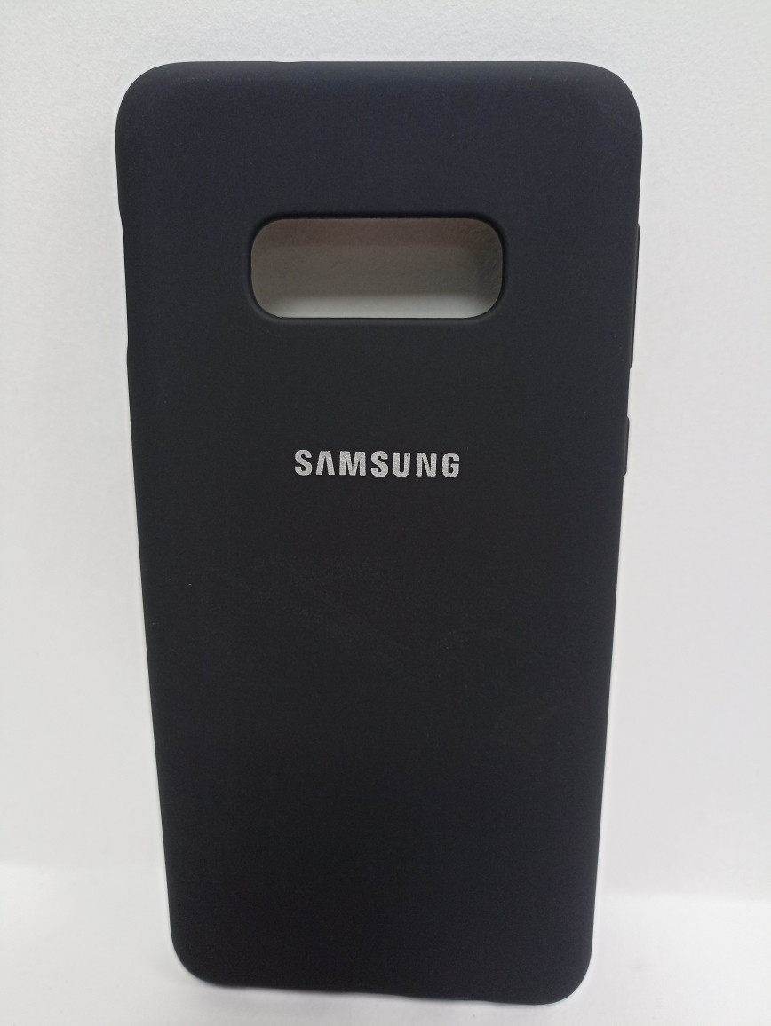 Чехол Samsung S10e силиконовый черный - фото 1 - id-p222628442