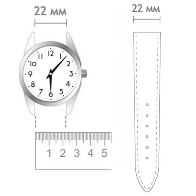 Миланский сетчатый браслет для часов 22 мм, серебро - фото 5 - id-p222628521