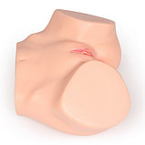 Мастурбатор реалистичный вагина с двойным слоем Kokos Hanna Onahole 001, телесный, 36,5 см, фото 4